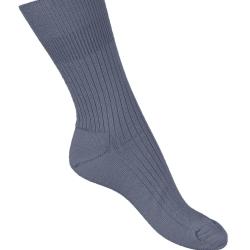 Chaussettes chaudes homme en laine m&eacute;rinos non comprimantes 40/42 gris anthracite