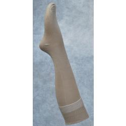 Chaussettes femme et homme hautes non comprimantes en bambou 40/42 beige