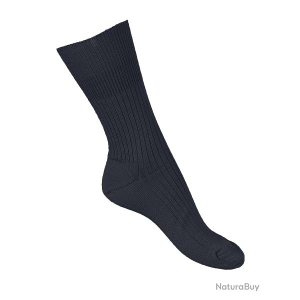 Chaussettes chaudes femme et homme 85 laine m�rinos non comprimantes noir 37/39