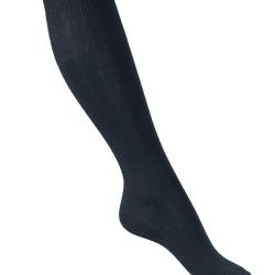 Chaussettes hautes laine m&eacute;rinos non comprimantes homme noir 46-48