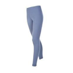 Leggings femme chaud pure laine m&eacute;rinos noir, &eacute;cru, dentelle S (small) Bleu gris