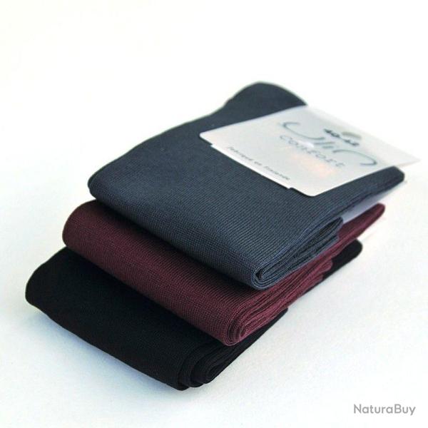 Chaussettes de ville homme fil d'�cosse haute qualit� 46-48 gris moyen