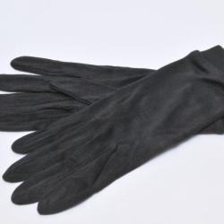 Sous gants soie naturelle homme et femme noirs noir M (m&eacute;dium)