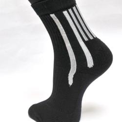 Chaussettes homme et femme coton sport techniques blanc ou noir noir 37/39