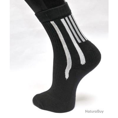 Chaussettes Homme Femme Coton Respirantes - Taille 39-45 - Anti-ampoules, Pour Sport Et Quotidien - Noir