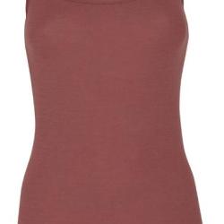 Caraco femme bretelles fines pure laine m&eacute;rinos 42 rose indien