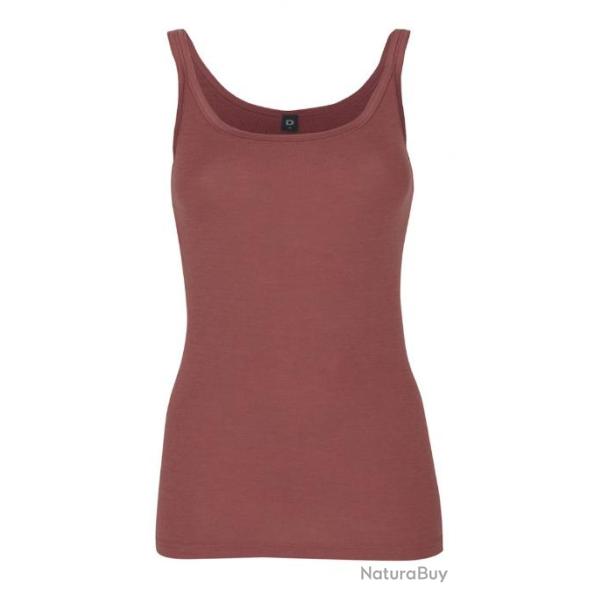 Caraco femme bretelles fines pure laine m�rinos 42 rose indien