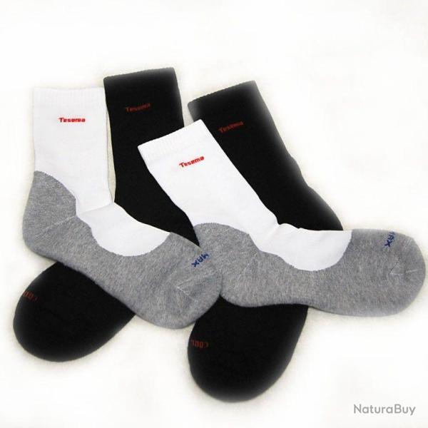 Chaussettes sport coolmax homme et femme noir 37/39