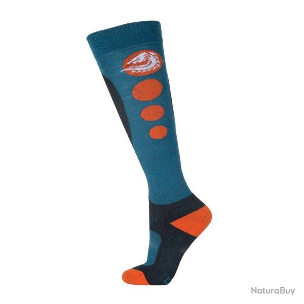 Chaussettes ski chaudes hautes en laine Comp�tition noir  43/45