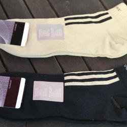 Offre Socquettes techniques sport running coton X silver ions d'argent 40/42 beige