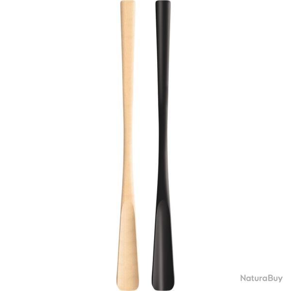 Chausse-pied scandinave en bois naturel grand mod�le beige