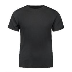 Tee shirt homme en laine et soie Noir ou Gris ou Gris chin&eacute; noir XS (extra small)