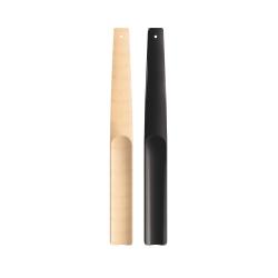 Chausse-pied scandinave en bois naturel petit mod&egrave;le beige