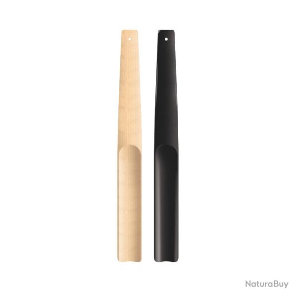 Chausse-pied scandinave en bois naturel petit mod�le beige