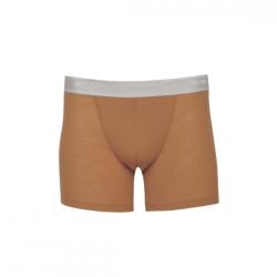 Boxer Homme maille c&ocirc;tel&eacute;e en pure laine m&eacute;rinos BIO 2XL camel