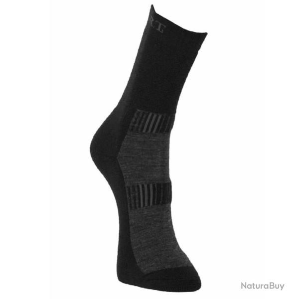 Chaussettes chaudes en 70 laine id�ales au ski Noir ou Fushia  noir  37/39