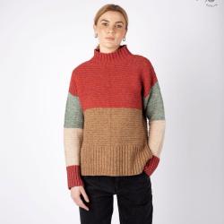 Pulls irlandais chauds femmes en laine m&eacute;rinos cachemire et soie avec col montant XS (extra small) r