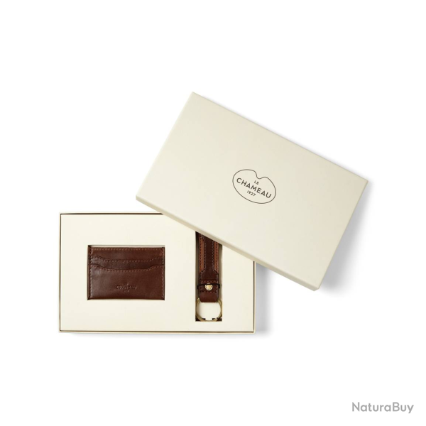 Coffret cadeau Le Chameau porte-cl�s + porte-cartes