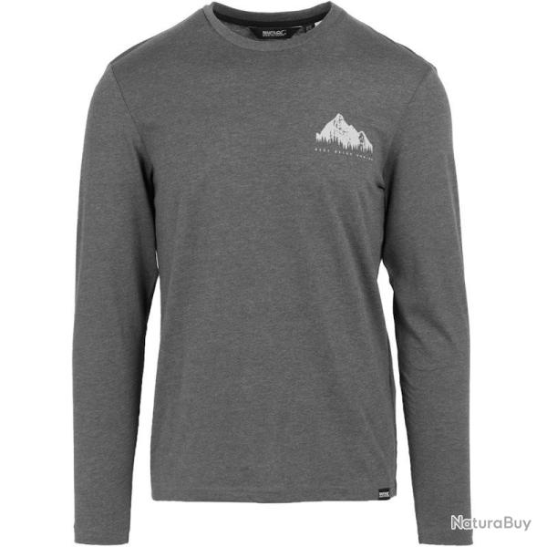 T shirt manches longues Regatta Maylow gris
