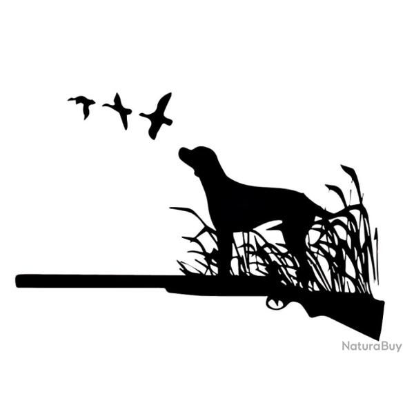 Chasse aux canard Autocollant d�co voiture camping car ou autres plusieurs couleurs dispo zz