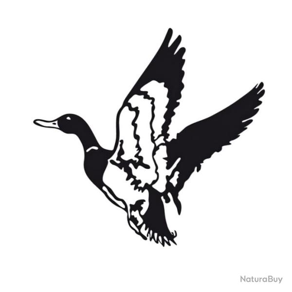 Canard au vol Autocollant d�co voiture camping car ou autres plusieurs couleurs dispo a1