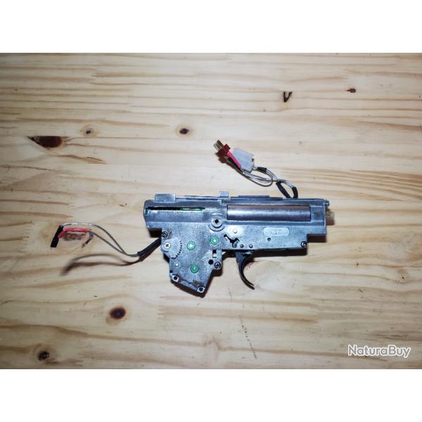 Gearbox avec c�blage argent complete airsoft aeg