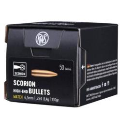Ogives RWS SCORION - 7,62 / .30 / 11,3g / 175gr - x50 unit&eacute;s