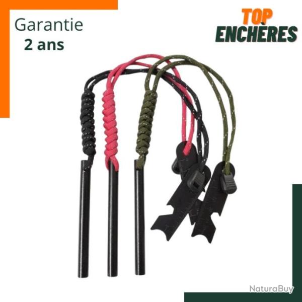 TOP ENCHERES SANS PRIX DE RESERVE : Lot de 3 pierres � feu - Outils multifonctions - Garantie 2 ans