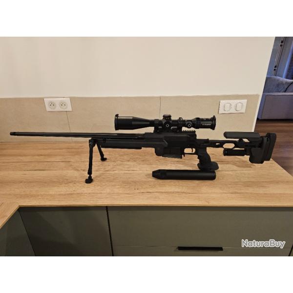 PGM mini hecate 2 calibre 338 lapua magnum avec ou sans lunette Schmitt et Bender 5-45x52 pm2