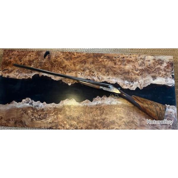 fusil juxtapos� Belge platines 12x70 E, LIEN Roubaix num�ro 2 d'une paire