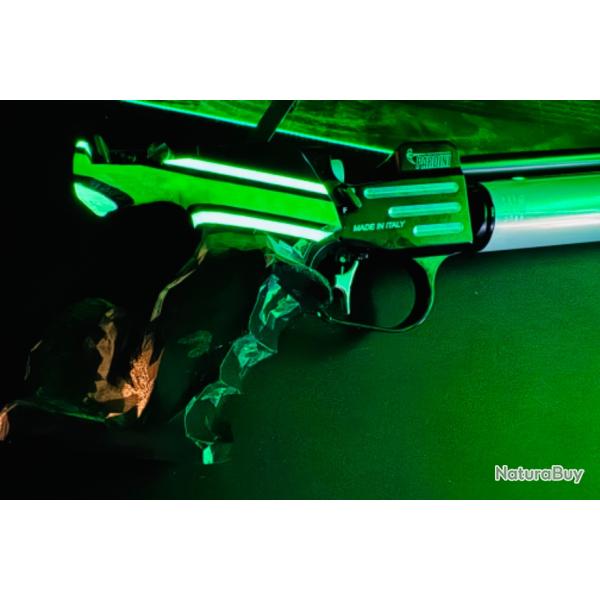 Crosse Pardini K12 Noire Phosphorescente avec Liser� Blanc, Taille M