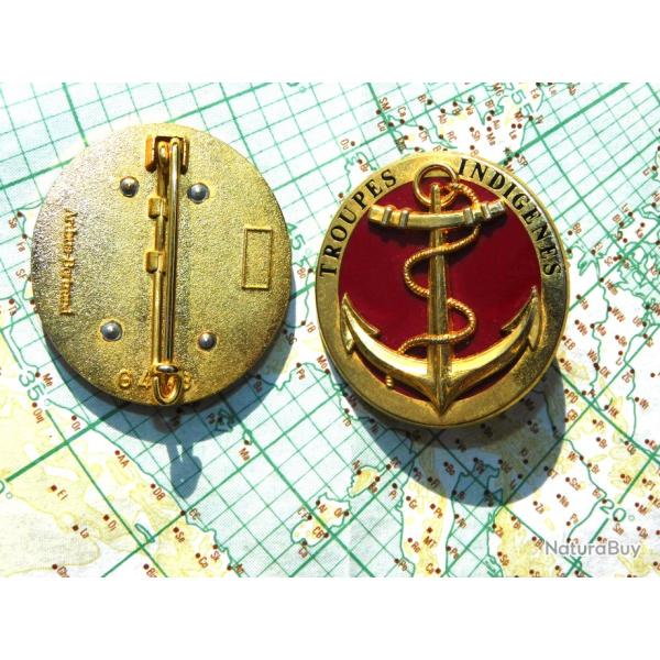 4� RI.Ma /  6� R.T.S /  TROUPES INDIGENES / INSIGNE ARTHUS BERTRAND G.4393