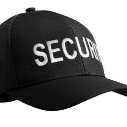 Casquette S&Eacute;CU-ONE S&eacute;curit&eacute; noir