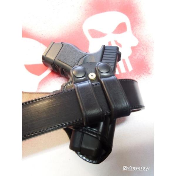 ETUI CUIR INSIDE MINIMALIST  pour G26 (fabrication artisanale fran�aise)