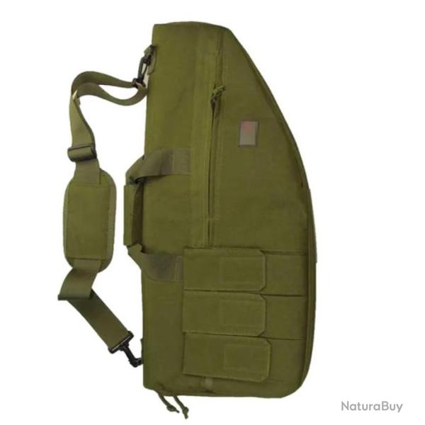 Sac de Transport �tanche 70 cm pour Fusil - �tui de Chasse Tissu Oxford Molle VERT