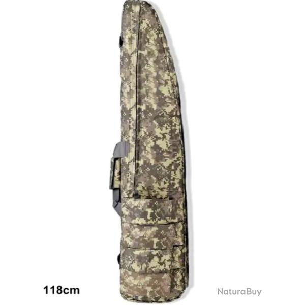 Sac de Transport �tanche 118 cm pour Fusil - �tui de Chasse Tissu Oxford Molle ACU