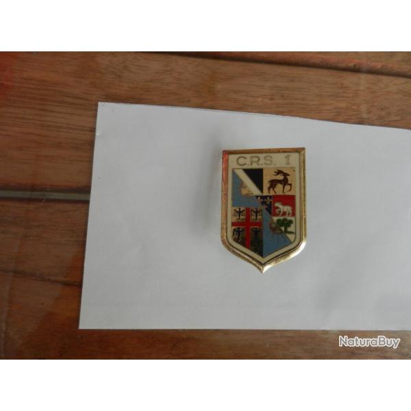 insigne de poitrine CRS n�1 Police Nationale