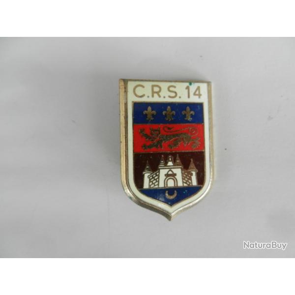 insigne de poitrine CRS n�14 Police Nationale