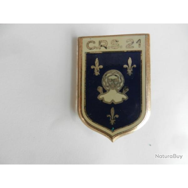 insigne de poitrine CRS n�21 Police Nationale
