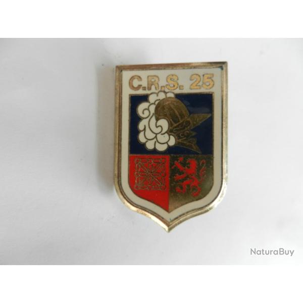 insigne de poitrine CRS n�25 Police Nationale