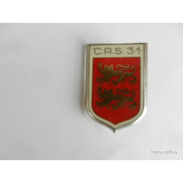 insigne de poitrine CRS n�31 Police Nationale