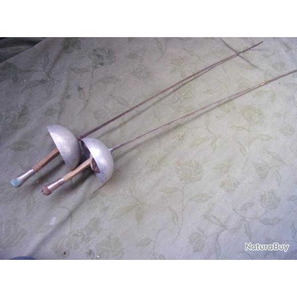 paire de fleuret / �p�es  109 cm