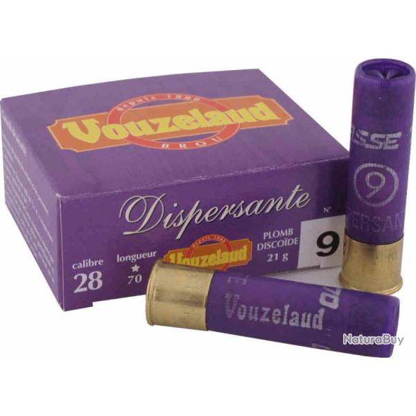 Cartouches Vouzelaud Dispersante Cal.28/70 21 gr N�9