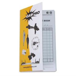 Carnet de scores Gas Pro indoor (en anglais)