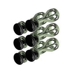 Pack 6 fl&eacute;chettes &agrave; ventouse pour arbal&egrave;tes Barnett Phantum Vert