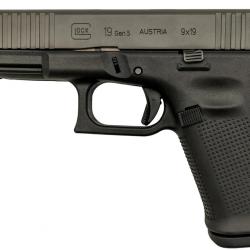 PRINTEMPS GLOCK - PISTOLET GLOCK 19 GEN5 CAL.9X19 FILET&Eacute; - CATEGORIE B