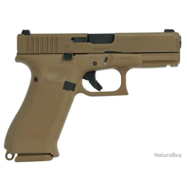 PRINTEMPS GLOCK - PISTOLET GLOCK 19X CROSSOVER COYOTE CAL.9X19 - CATEGORIE B