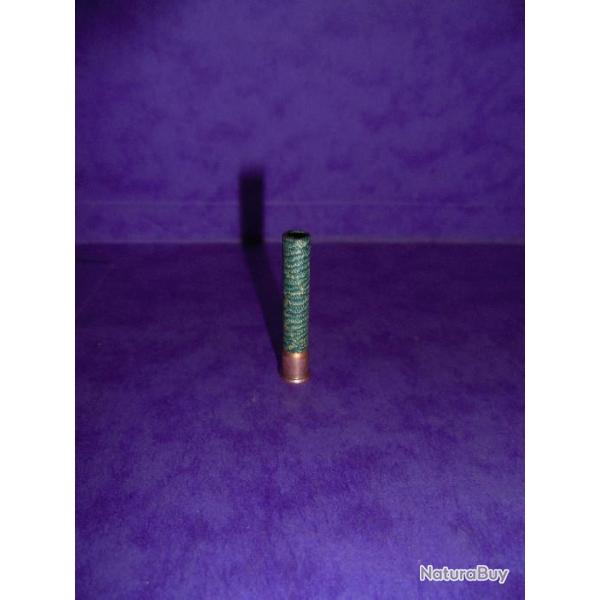 JOLIE CARTOUCHE ANCIENNE  CAL.6 mm z�br�e verte EN CARTON