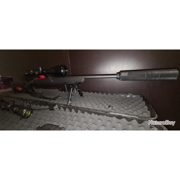 Gros lots carabine savage Axis xp II 222 remington + plein d'accessoires et articles