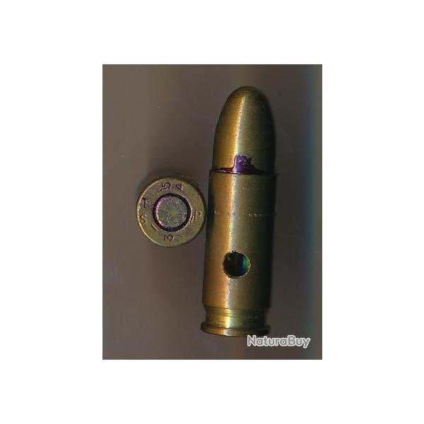 NEUTRA , Cartouche 7,65 LONG MAS France Balle laiton en 1954 INDO - Alg�rie